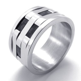 Puzzle Titanium Ring