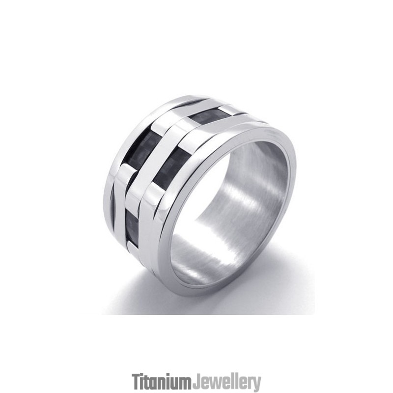 Puzzle Titanium Ring Puzzle Titanium Ring