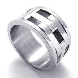 Puzzle Titanium Ring