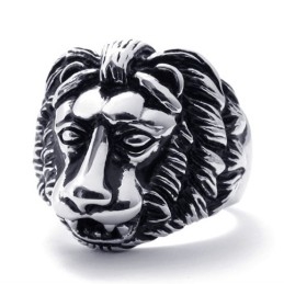 Lion Titanium Ring