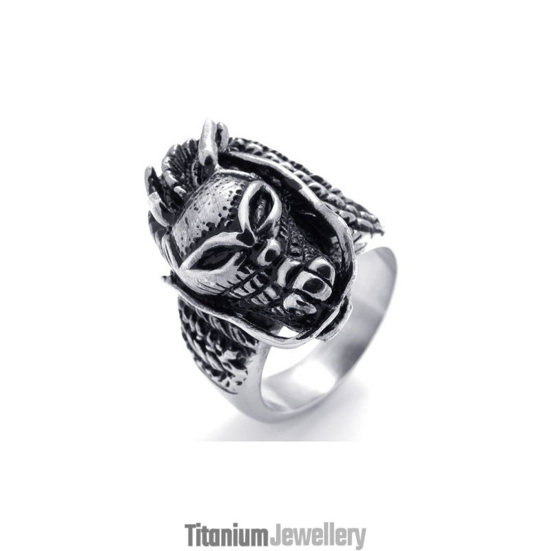 Skull Titanium Ring