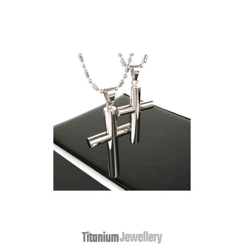 Man Cross Pure Titanium Pendant-Free Chain-1 Piece Man Cross Pure Titanium Pendant-Free Chain-1 Piece