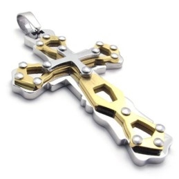 Black Titanium Cross Pendant