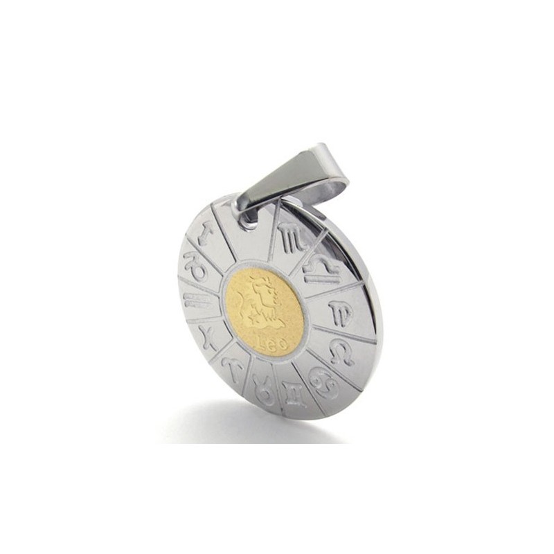 Leo Titanium Pendant