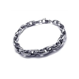 Men's Boy'S Silver Charm Pure Titanium Chain Bracelet