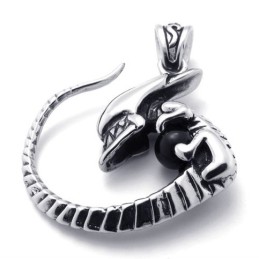 Black Diamond Titanium Pendant