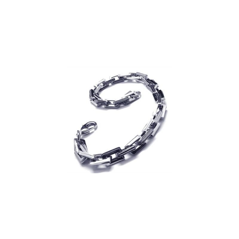 Men's Boy'S Charm Silver Pure Titanium Links Bracelet Men's Boy'S Charm Silver Pure Titanium Links Bracelet