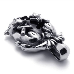 Cross Black Gem Titanium Pendant