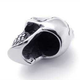 Black Diamond Skull Titanium Pendant