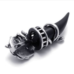 Black Horn Titanium Pendant