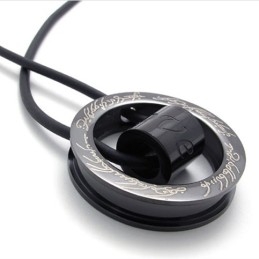 Black Ring Titanium Pendant