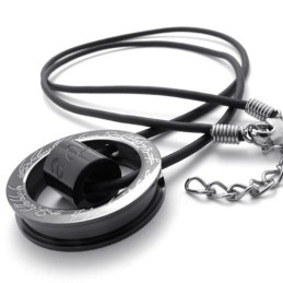 Black Ring Titanium Pendant