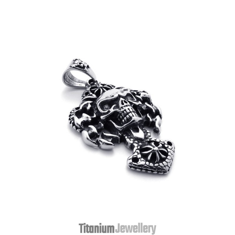 Skull Titanium Pendant Skull Titanium Pendant