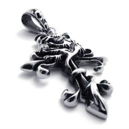 Dragon Sword Titanium Pendant