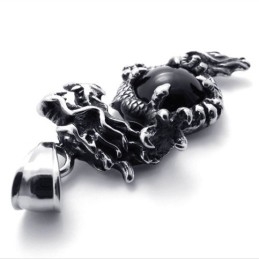 Dragon Gem Titanium Pendant
