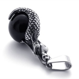 Mermaid Gem Titanium Pendant