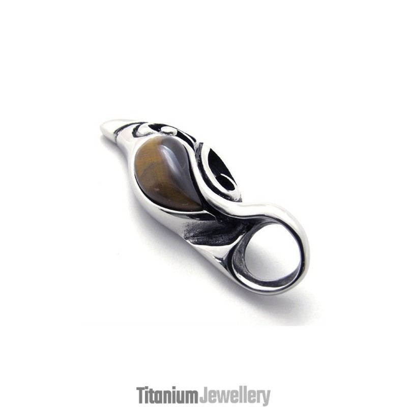 Gem Titanium Pendant