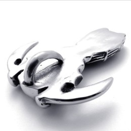 Ghost Skull Titanium Pendant