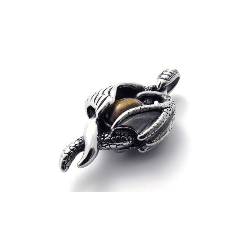 Wing Claw Gem Titanium Pendant Wing Claw Gem Titanium Pendant