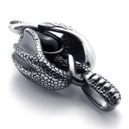 Wing Claw Gem Titanium Pendant