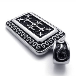 Dog Tag Titanium Pendant