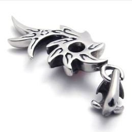 Black Diamond Mermaid Titanium Pendant