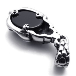 Claw Gem Titanium Pendant