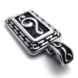 Dog Tag Titanium Pendant