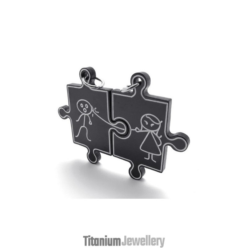 Black Lovers Titanium Pendant Black Lovers Titanium Pendant