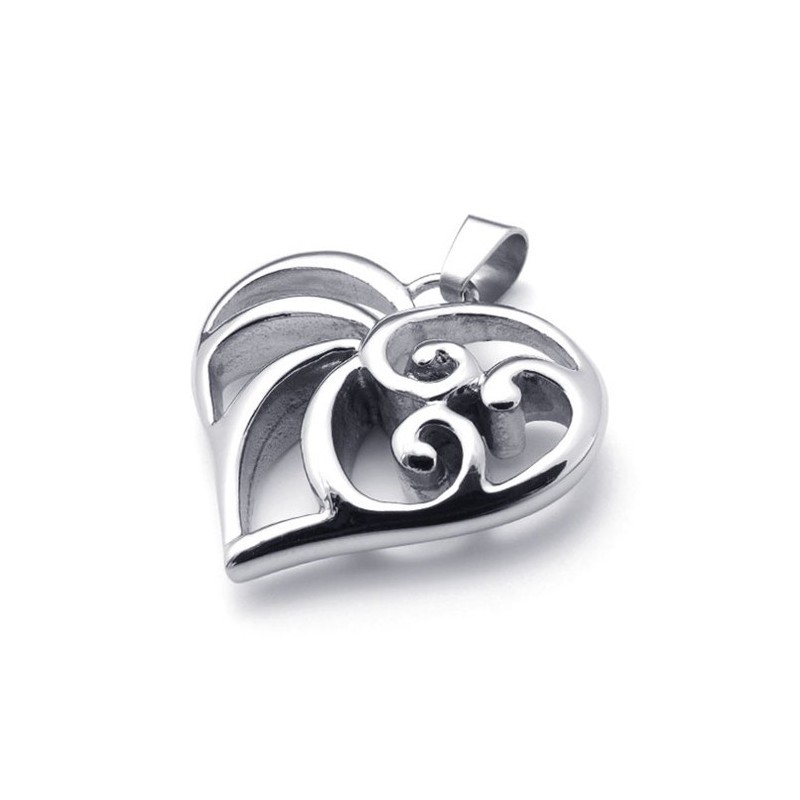 Heart Titanium Pendant Heart Titanium Pendant
