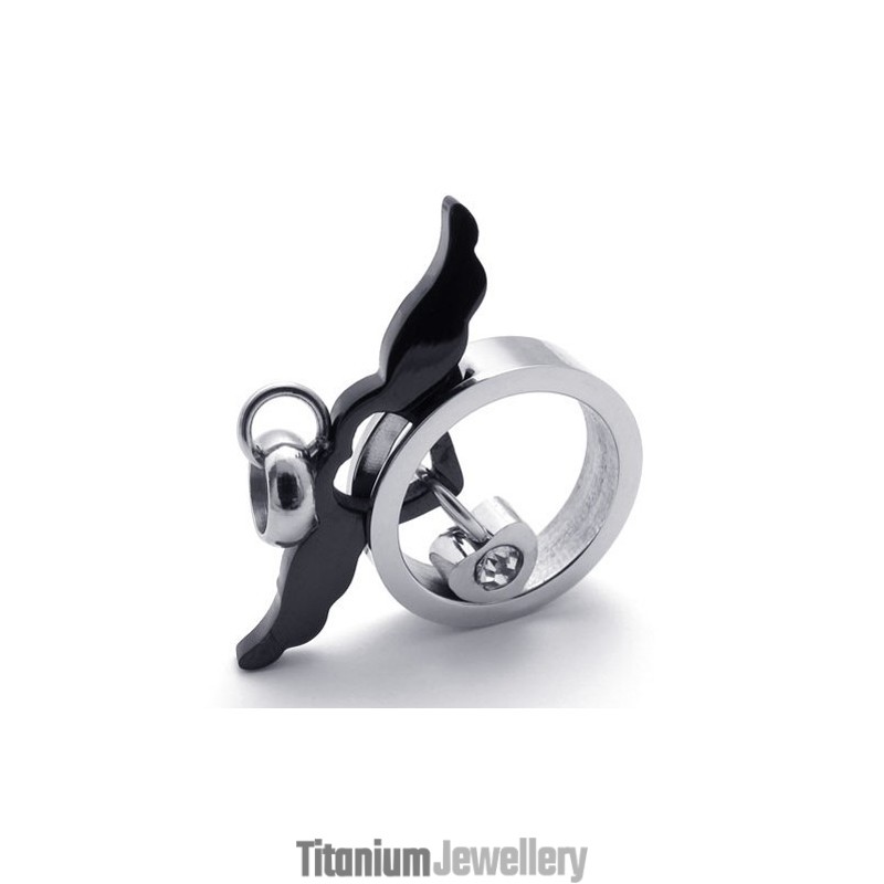 Black Angel Titanium Pendant Black Angel Titanium Pendant