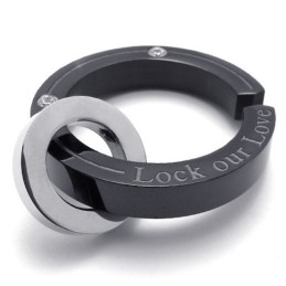 Black Lovers Titanium Pendant For Men