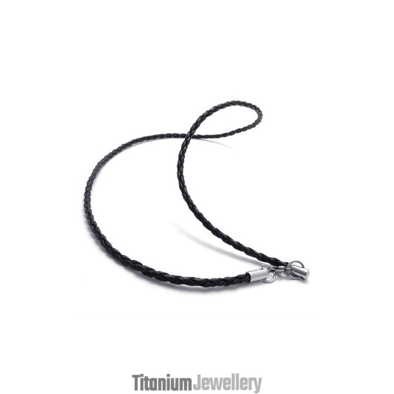 Black 20 Inch Titanium Necklace Black 20 Inch Titanium Necklace