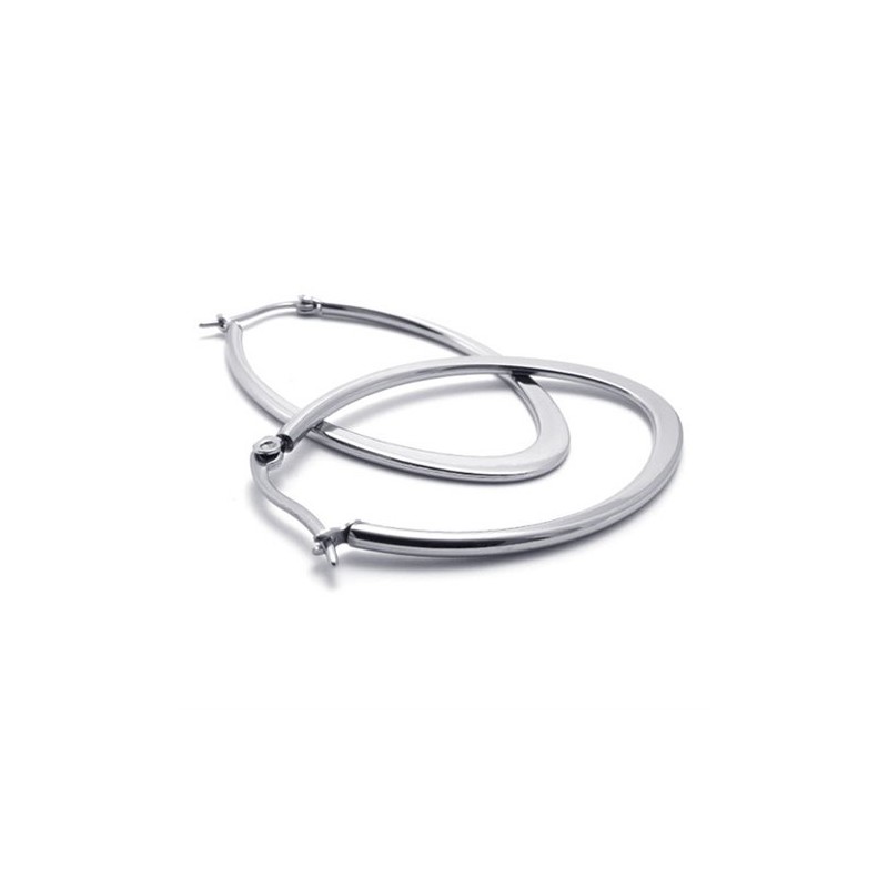 O-Ring Titanium Earrings