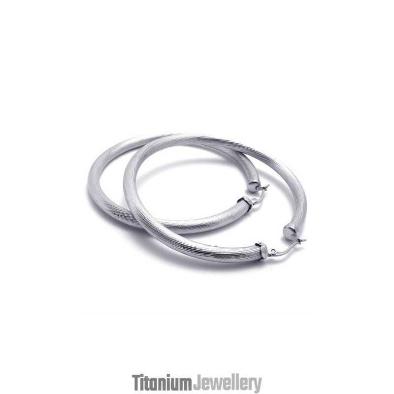 Ring Titanium Earrings
