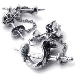 Sword Titanium Earrings
