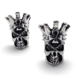 Skull Titanium Earrings