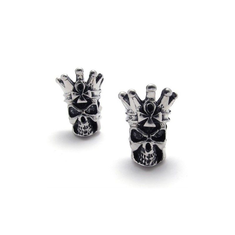 Skull Titanium Earrings