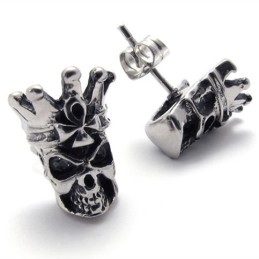Skull Titanium Earrings