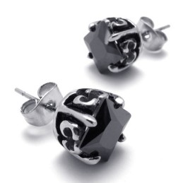Diamond Titanium Earrings