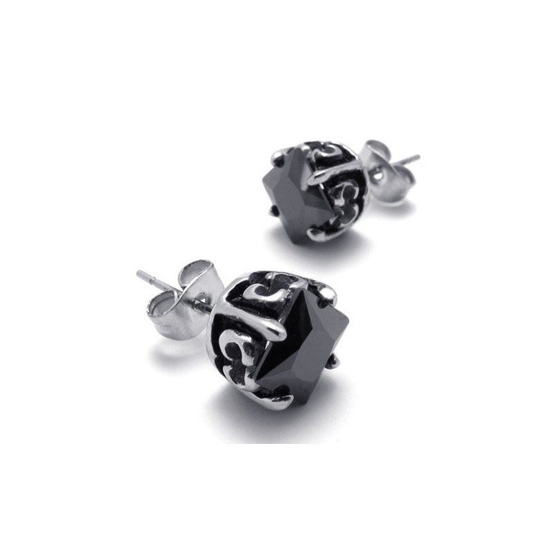 Diamond Titanium Earrings