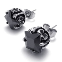 Diamond Titanium Earrings