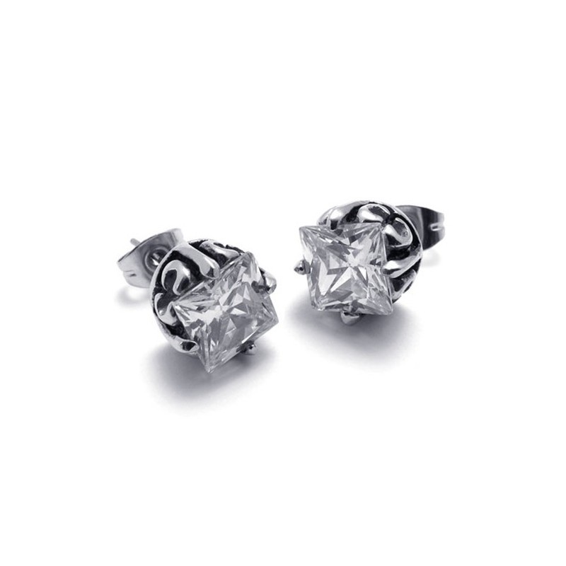 Diamond Titanium Earrings Diamond Titanium Earrings