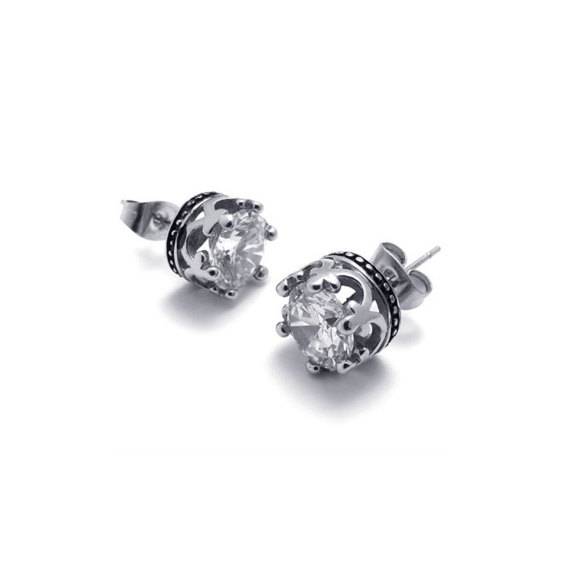 Diamond Titanium Earrings