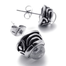 Diamond Titanium Earrings