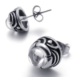 Diamond Titanium Earrings