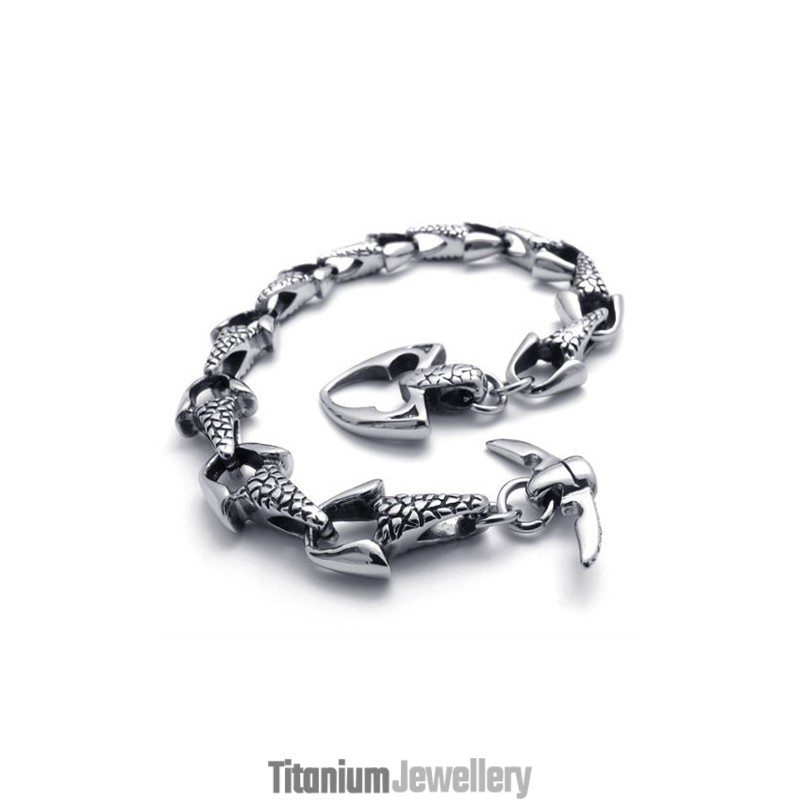 8.9 Inch Titanium Bracelet