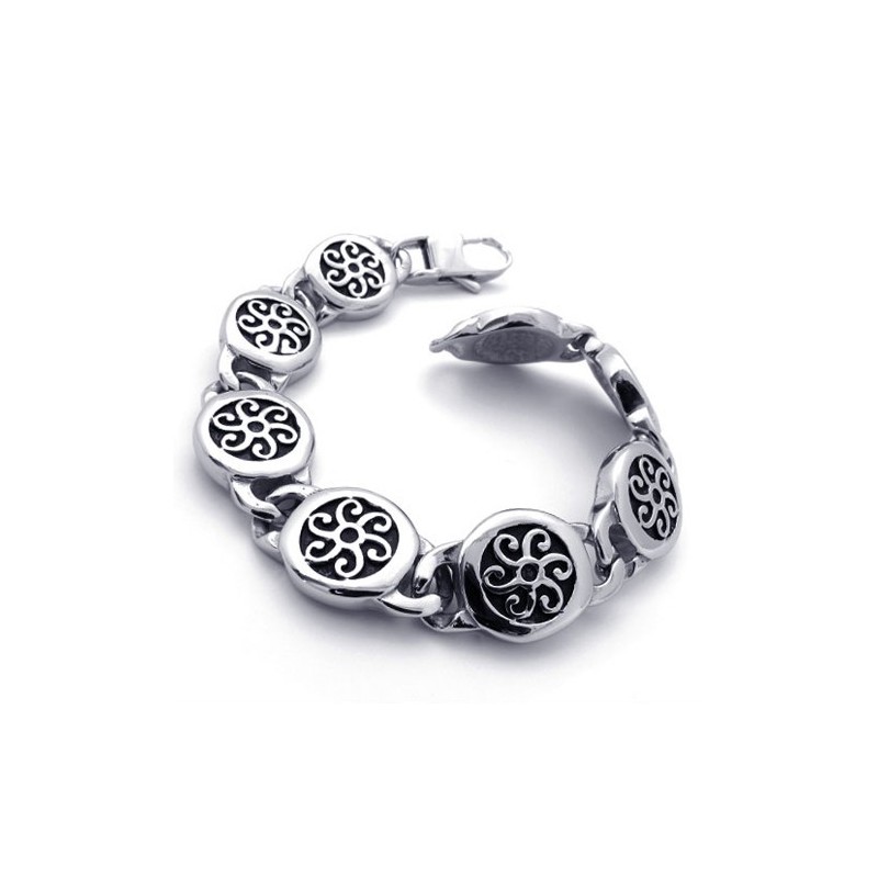 8.7 Inch Retro Titanium Bracelet