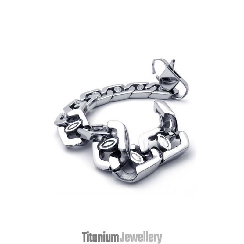 8.7 Inch Titanium Bracelet