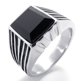 Gem Titanium Ring